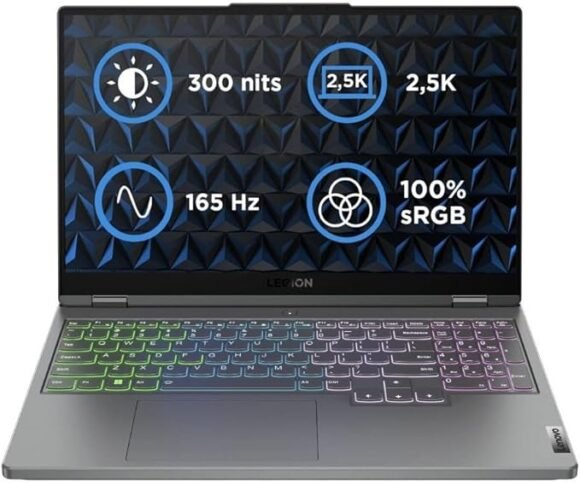 Laptop Lenovo Legion 5 - 12th Intel Core i7-12700H 14Cores,NVIDIA GeForce RTX 3050 Ti 4GB GDDR6 Graphics, 15.6" WQHD (2560x1440) IPS 300nits 165Hz, 4Z RGB Backlit