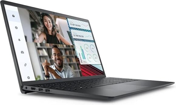 Dell Vostro 3520 Laptop - 12th Intel Core i3-1215U , 4GB RAM, 256GB SSD,VGA 2G VGA G-FORCE MX350, 15.6" FHD (1920 x 1080) 120Hz 250 nits - Black