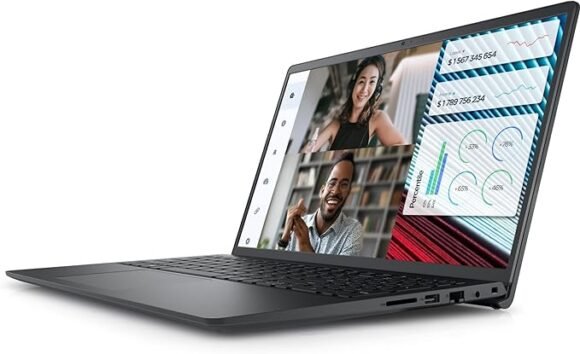 Dell Vostro 3520 Laptop - 12th Intel Core i3-1215U , 4GB RAM, 256GB SSD,VGA 2G VGA G-FORCE MX350, 15.6" FHD (1920 x 1080) 120Hz 250 nits - Black - Image 4