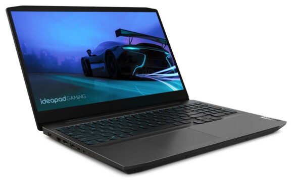 Lenovo Ideapad Gaming 3 Laptop, Intel Core i7-11370H, 15.6 Inch, NVIDIA GeForce RTX 3050TI 4GB, Dos - Black - Image 2