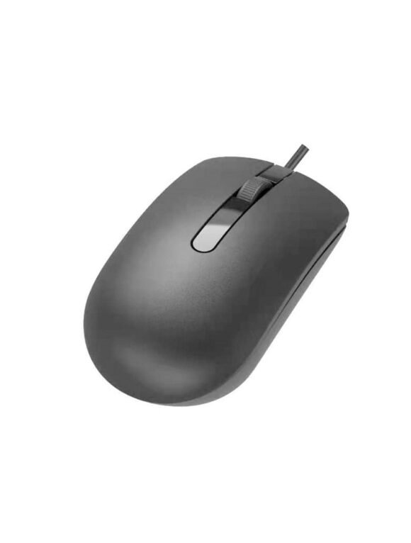 E-Train Wired Mouse - Black - Image 3