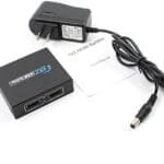HDMI Splitter Full HD 1080p Video HDCP HDMI Switch Switcher 1X2 Split 1 in 2 Out Amplifier Display For HDTV DVD PS3 PS4