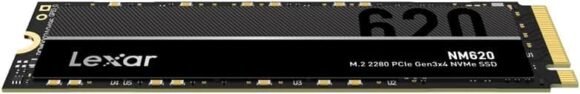 Lexar NM620 512GB SSD, PCIe 3.0 x4, NVMe 1.4, M.2 2280 - Image 2